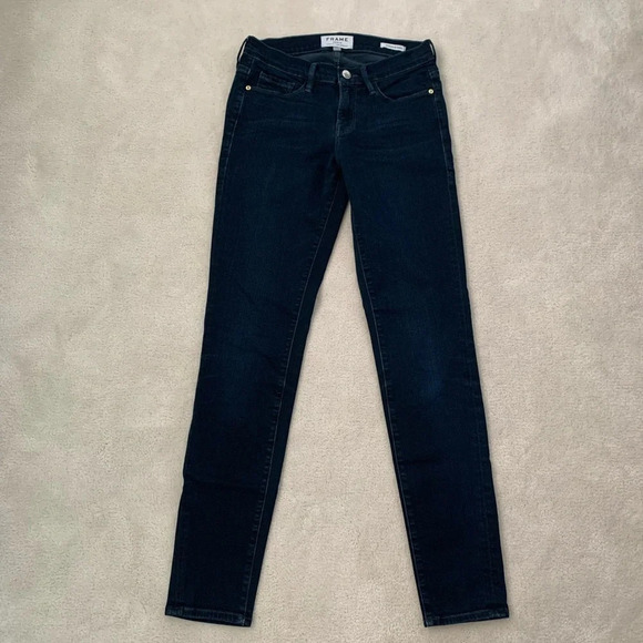 Frame Le Jeans Skinny De Jeanne Jeans Dark wash size 26 - Picture 3 of 16